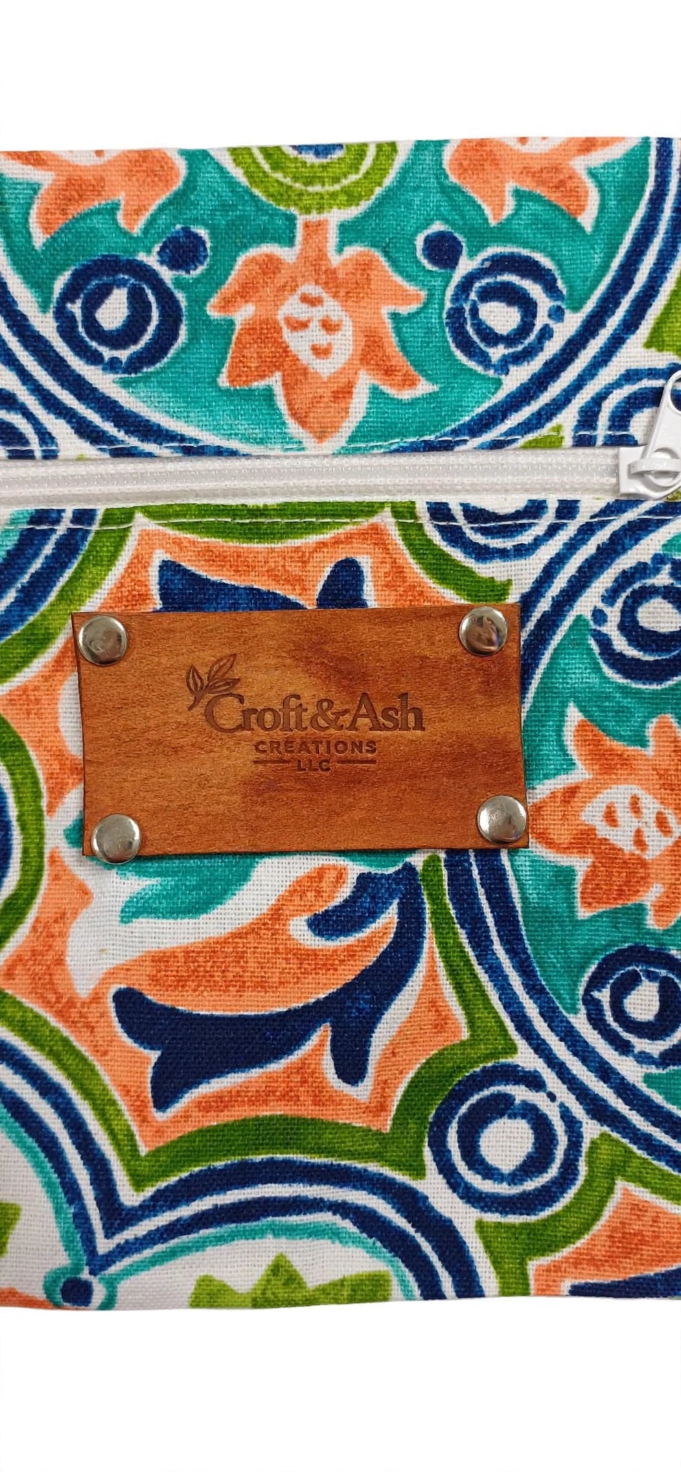 Turquoise Tiles Garment Bag