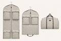 Geometric Gray Garment Bag