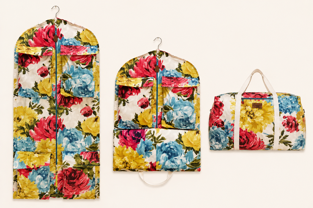 Painted Roses Garment Bag